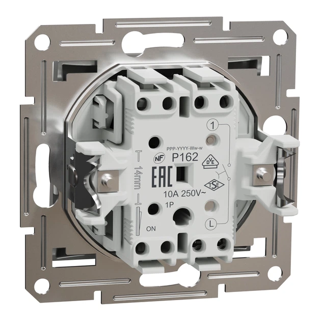 Кнопковий вимикач Schneider Electric Asfora алюміній EPH0700161 - зображення 6
