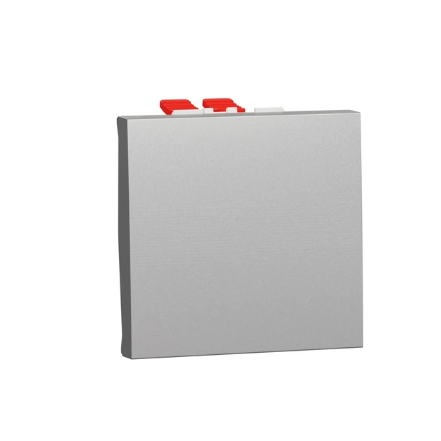 Перемикач перехресний Schneider Electric Unica New 2 модулі алюміній NU320530 - Фото 1 Перемикач перехресний Schneider Electric Unica New 2 модулі алюміній NU320530 - зображення 1