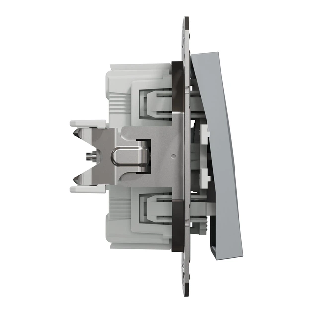 Переключатель одноклавишный Schneider Electric Asfora сталь EPH0400162 - Фото 3 Переключатель одноклавишный Schneider Electric Asfora сталь EPH0400162 - изображение 3