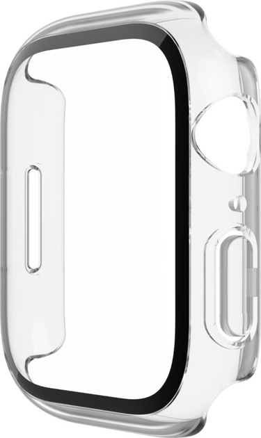 Чохол Belkin ScreenForce TemperedCurve 2-in-1 для Apple Watch 44/45 мм Transparent (OVG004ZZCL-REV) - зображення 5