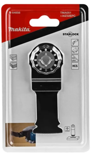 Пильний диск для поглибленого різання Makita 32 мм MULTITOOL (88381536356) - зображення 3