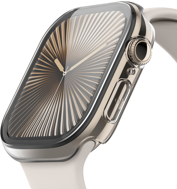 Etui Belkin ScreenForce TemperedCurve 2-in-1 do Apple Watch 46 mm Transparent (OWA003HQCL) - obraz 2