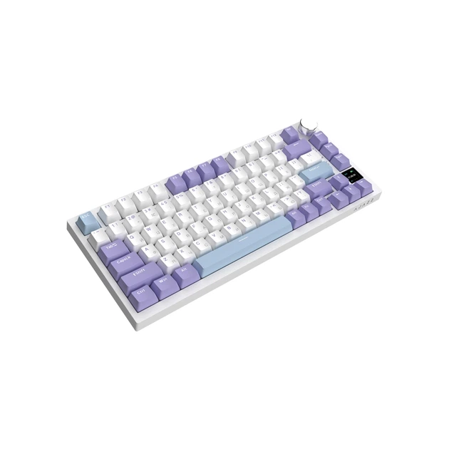 Клавіатура Ajazz AK820 Pro Flying Fish Switch Purple RGB USB/Wireless/Bluetooth UA Purple (AK820PRO-FF-PWB) - зображення 5