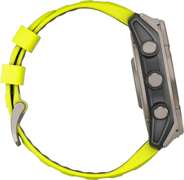 Smartwatch Garmin fenix 8 51mm Solar Sapphire Titanium With An Amp Yellow and Graphite Silicone Band (010-02907-21) - obraz 10