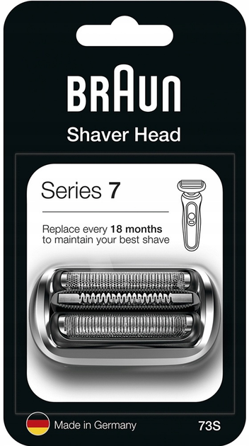 Блок+сітка Braun Series 7 73S Сріблястий - зображення 1