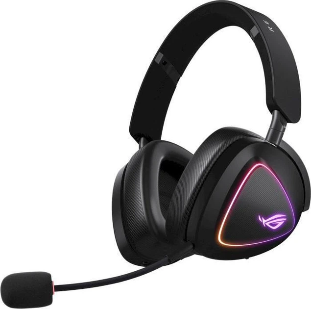 Наушники с микрофоном ASUS ROG Delta II Black (90YH03W0-BHUA00) - Фото 2 Наушники с микрофоном ASUS ROG Delta II Black (90YH03W0-BHUA00) - изображение 2