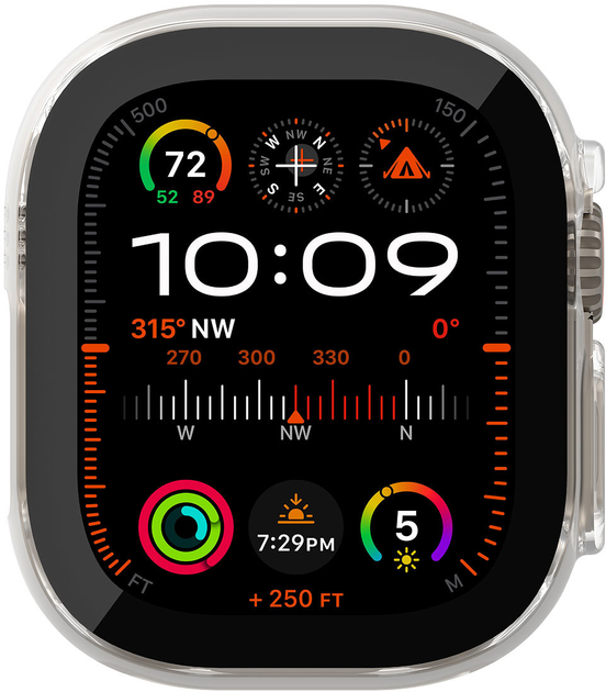 Чохол Belkin ScreenForce TemperedCurve 2-in-1 для Apple Watch Ultra 1/2 Transparent (OWA001ZZCL) - зображення 6