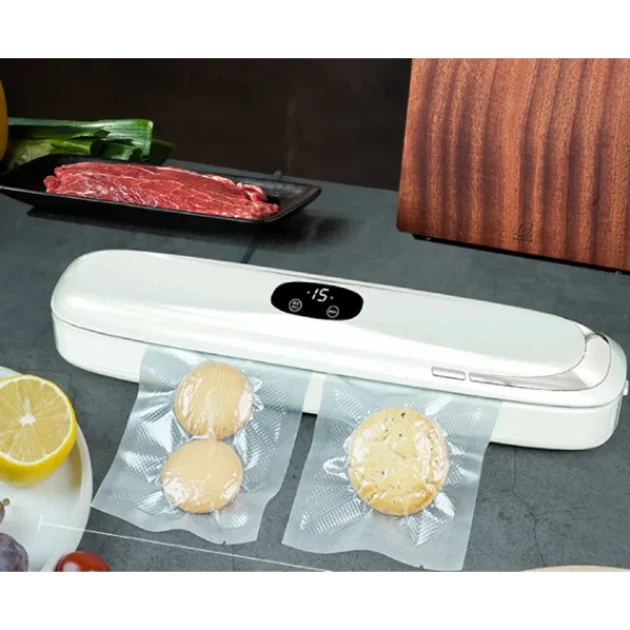 Вакуумный упаковщик Vacuum Sealer пищевых продуктов с дисплеем, работающий от сети - Фото 8 Вакуумный упаковщик Vacuum Sealer пищевых продуктов с дисплеем, работающий от сети - изображение 8