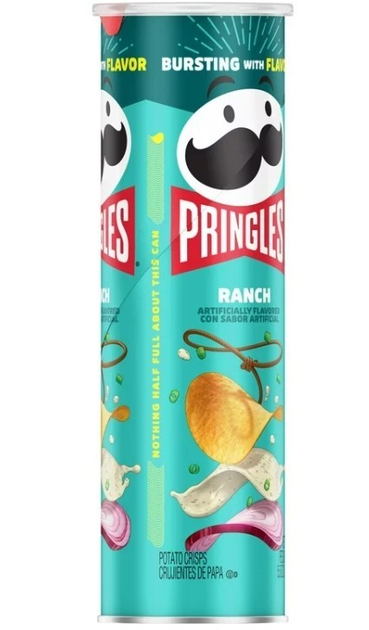 Чіпси Pringles Ranch 158 г - Фото 1 Чіпси Pringles Ranch 158 г - зображення 1