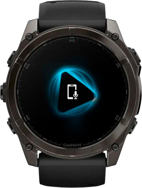 Смарт-годинник Garmin fenix 8 51mm AMOLED Sapphire Carbon Grey DLC with Black and Pebble Grey Silicone Band (010-02905-21) - зображення 5