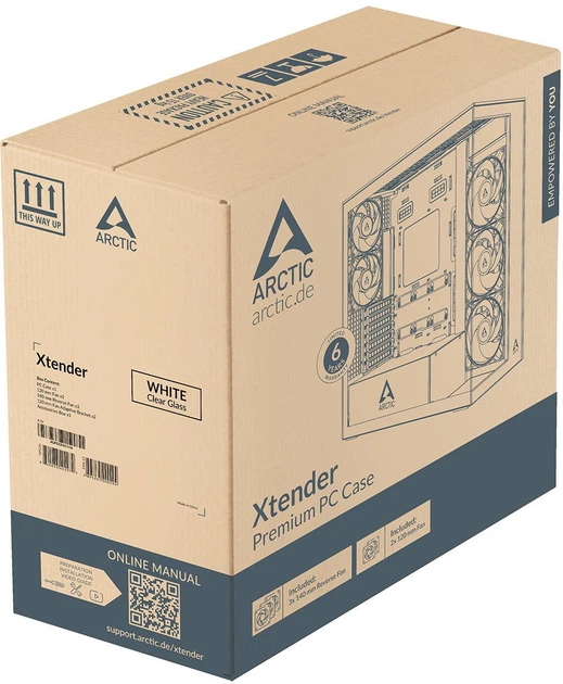 Корпус Arctic Xtender White (4895265000294) - зображення 9