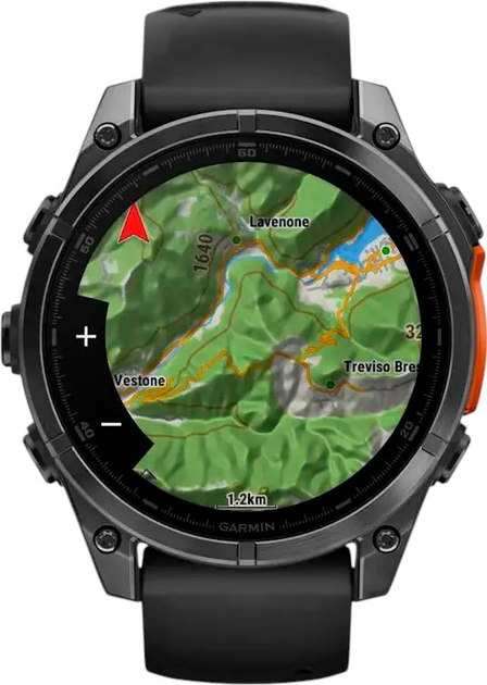 Смарт-годинник Garmin fenix 8 47мм AMOLED Slate Gray with Black Silicone Band (010-02904-00) - зображення 10
