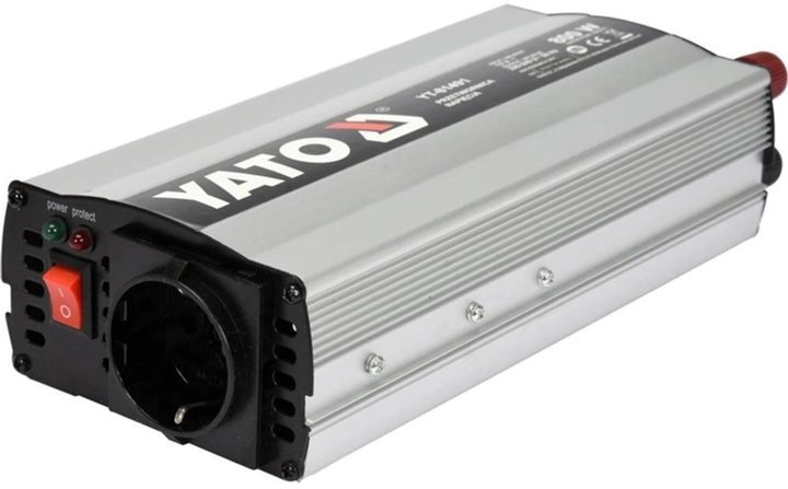 Przetwornica napięcia YATO 12/230V 800W (YT-81491) - obraz 1