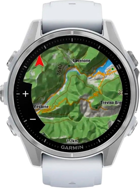 Смарт-годинник Garmin fenix 8 43mm AMOLED Silver with Whitestone Silicone Band (010-02903-00) - зображення 6