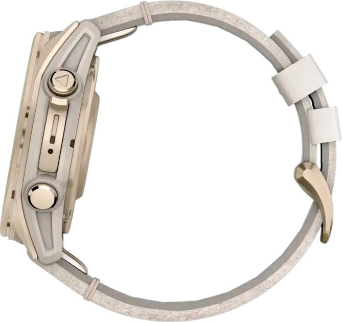 Smartwatch Garmin fenix 8 43mm AMOLED Sapphire Soft Gold with Limestone Leather Band (010-02903-40) - obraz 7