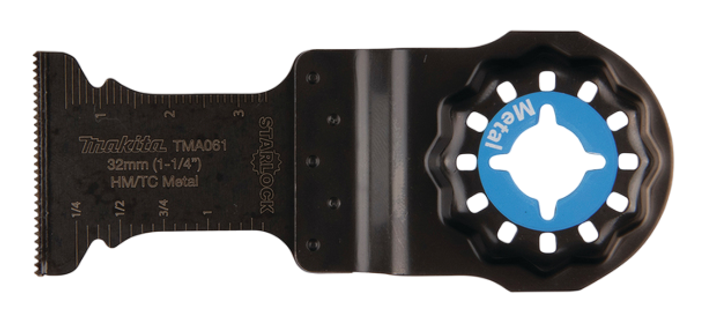 Brzeszczot do cięcia wgłębnego Makita szerokość 32 mm MULTITOOL (88381536455) - obraz 1
