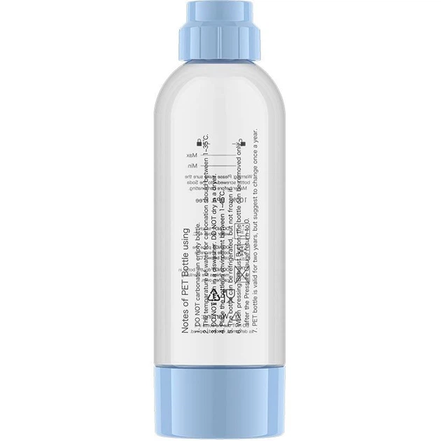 Аппарат для газирования воды с манометром бутылкой и баллоном CO2 ViO SodaBoom SB-7006 Bluemarine Готовый комплект - изображение 3