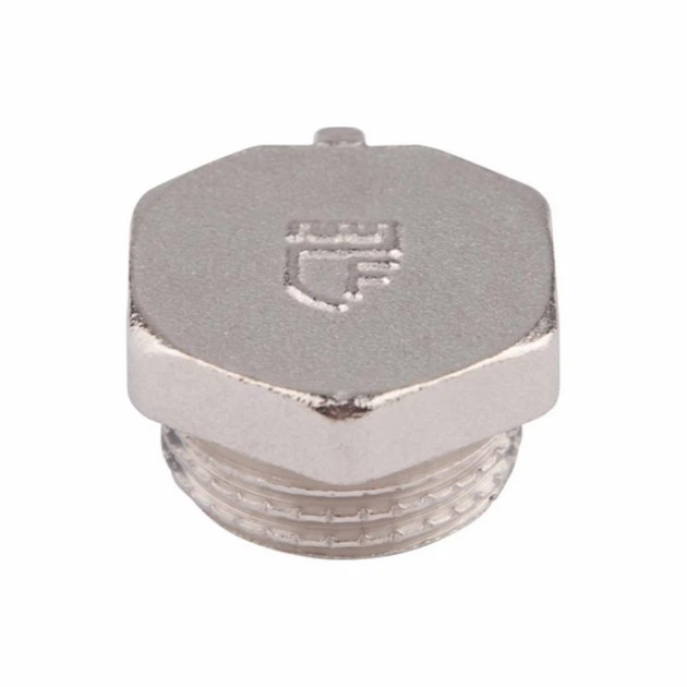 Заглушка Thermo Alliance Forte 3/4'' НР латунная никелированная SF35320 - Фото 1 Заглушка Thermo Alliance Forte 3/4'' НР латунная никелированная SF35320 - изображение 1