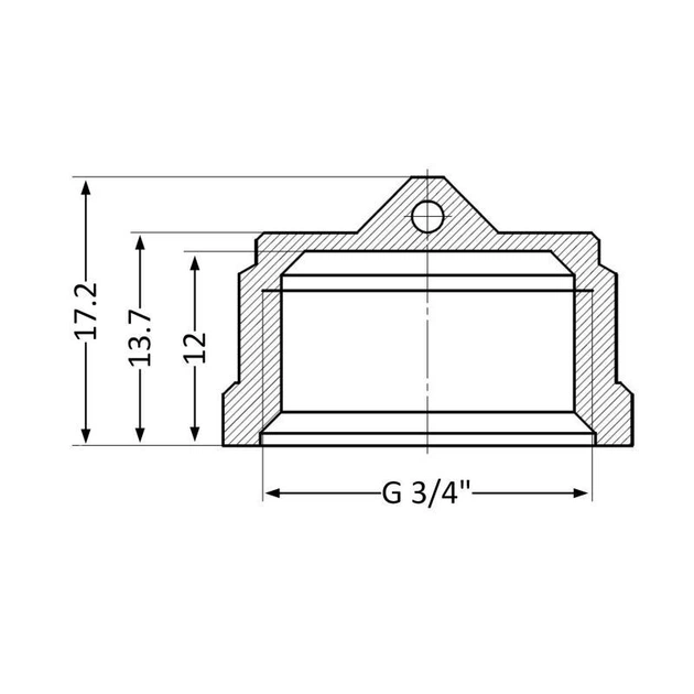 Заглушка SD Plus 3/4" ВР SD40220 - Фото 2 Заглушка SD Plus 3/4" ВР SD40220 - изображение 2