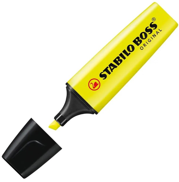 Набір маркерів Stabilo Boss Original 10 шт Жовтий (4006381215725) - зображення 3