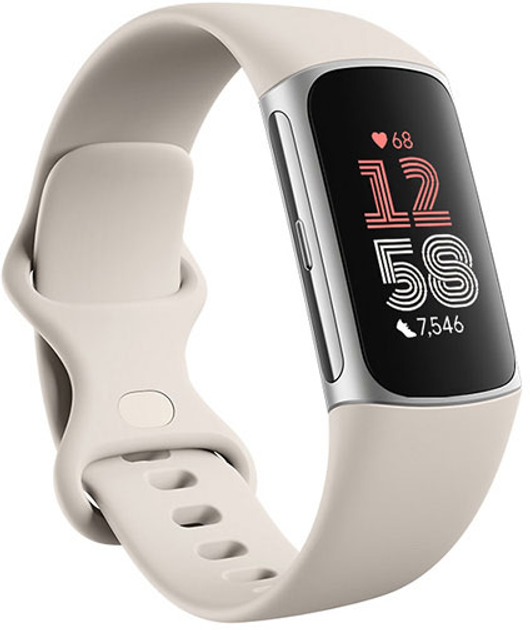 Smartwatch Fitbit Charge 6 White (840353901186) (4263392A0041) - Outlet - obraz 1