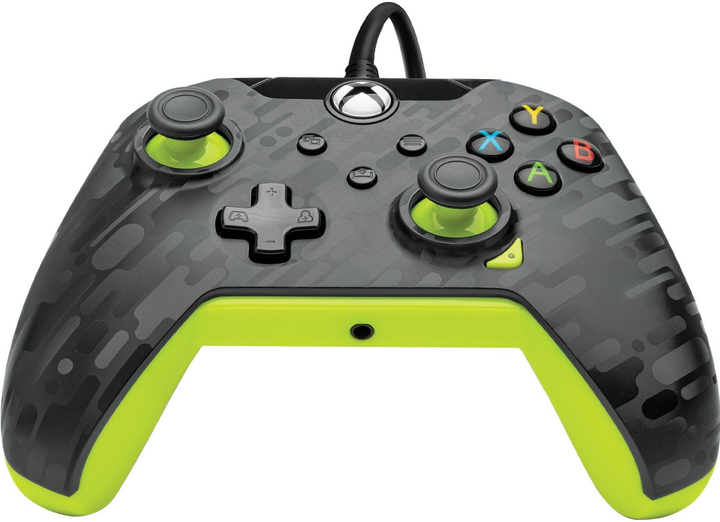 Kontroler przewodowy PDP Electric do Xbox Series/Xbox One/PC Carbon-Green (049-012-CMGY) (955555911926986) - Outlet - obraz 4