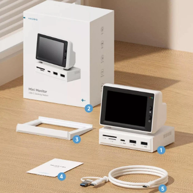 未開封　新品　HAGIBIS Mini Monitor X86 USB-C Hagibis Mini Monitor 3,5″ IPS Bildschirm Mit USB-C Hub, X86