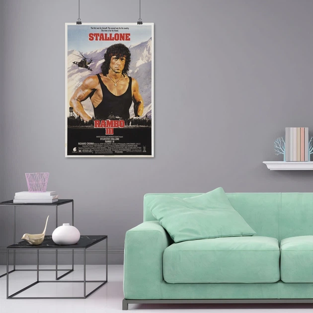 Постер Рэмбо 3, Сильвестр Сталлоне, Rambo 3 (1988), A3 42×28 см (id0377) - изображение 7