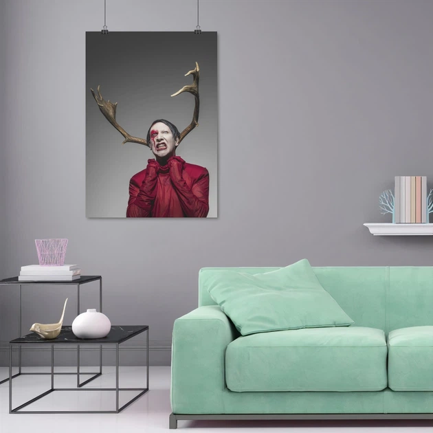 Постер Мэрилин Мэнсон с рогами, Marilyn Manson, A3 42×30 см (id3910) - Фото 7 Постер Мэрилин Мэнсон с рогами, Marilyn Manson, A3 42×30 см (id3910) - изображение 7