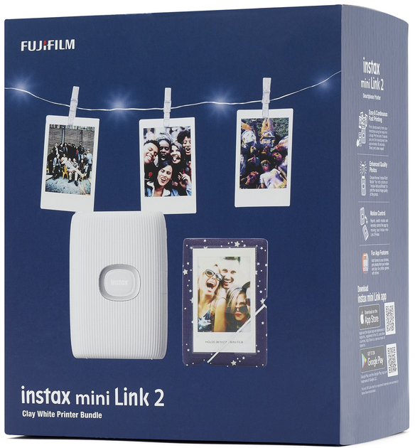 Drukarka fotograficzna Fujifilm Instax Mini Link 2 Clay White (8720094752525) - obraz 6