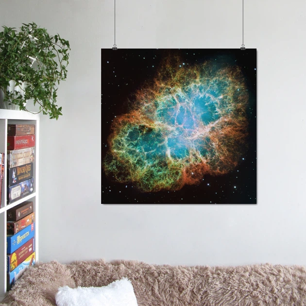 Постер Крабоподібна туманність M1, NGC 1952, Crab Nebula, A0 106×106 см (id5066) - зображення 7