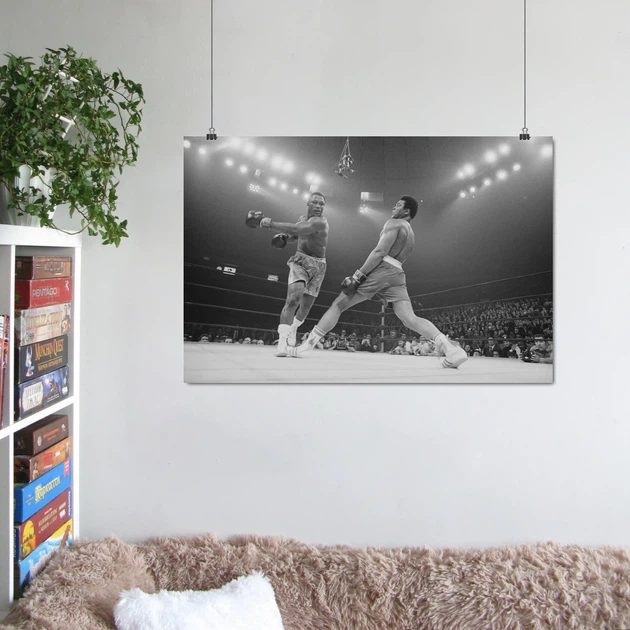 Постер Мохаммед Али на ринге, Кассиус Клей, Muhammad Ali, A3 28×42 см (id1904) - изображение 6
