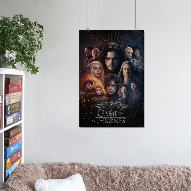 Постер Игра Престолов, главные персонажи, GoT, Game of Thrones, A3 42×28 см (id3303) - изображение 6