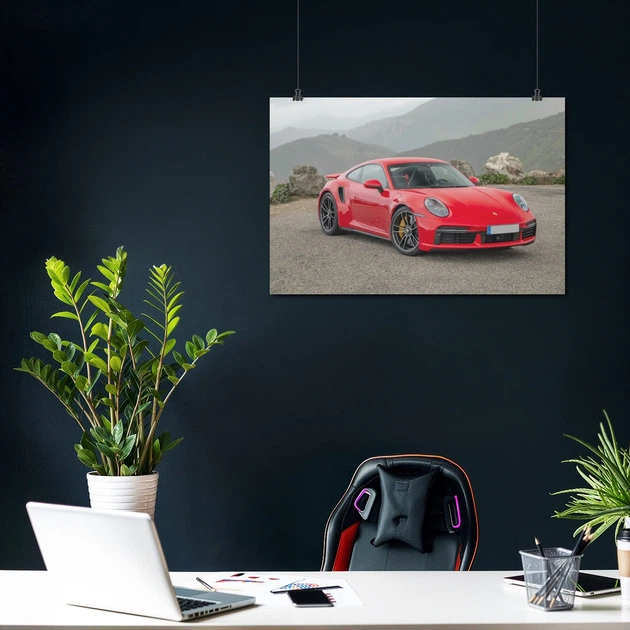 Постер Порш 911 Турбо, Porsche 911 Turbo S, A3 28×42 см (id2832) - изображение 3
