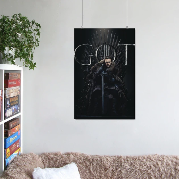 Постер Джон Сноу на Железном Троне, GoT, Game of Thrones, A3 42×28 см (id3313) - Фото 6 Постер Джон Сноу на Железном Троне, GoT, Game of Thrones, A3 42×28 см (id3313) - изображение 6