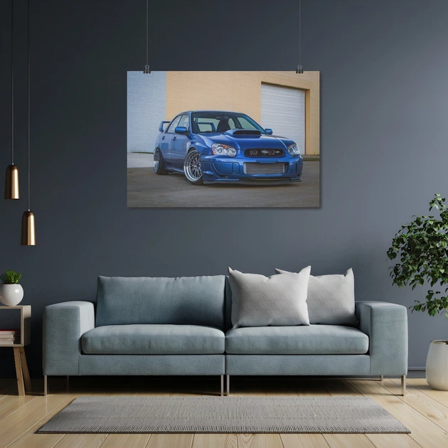 Постер Субару Импреза, Subaru Impreza, A3 30×42 см (id1764) - изображение 4