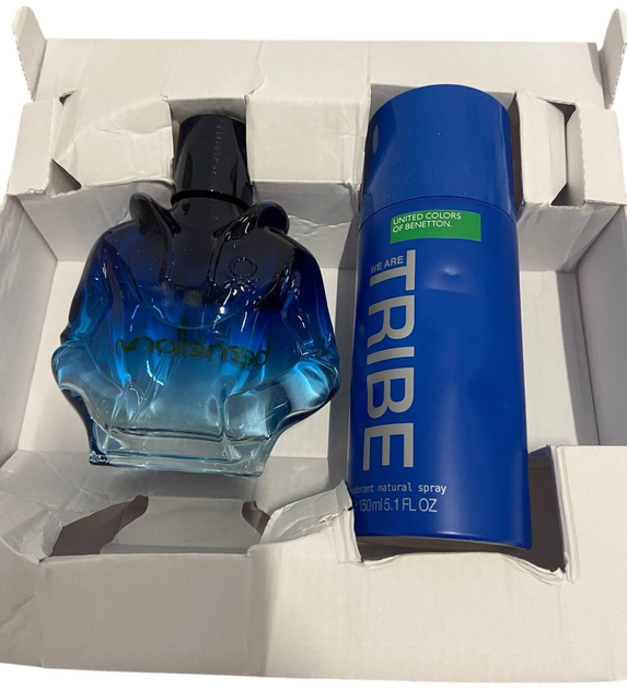 Zestaw meski United Colors of Benetton We Are Tribe Woda toaletowa 90 ml + Dezodorant 150 ml (8433982026010) (955555910459666) - Outlet - obraz 2