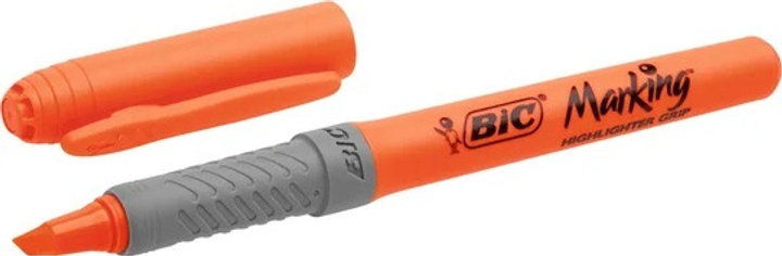 Zestaw zakreślaczy BIC Highlighter Grip 12 szt Pomarańczowy (0070330330993) - obraz 2