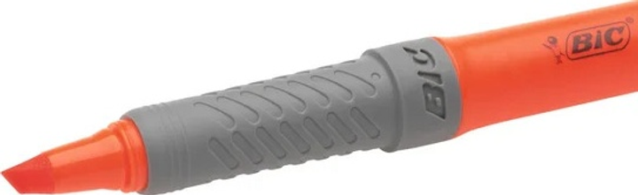 Zestaw zakreślaczy BIC Highlighter Grip 12 szt Pomarańczowy (0070330330993) - obraz 3