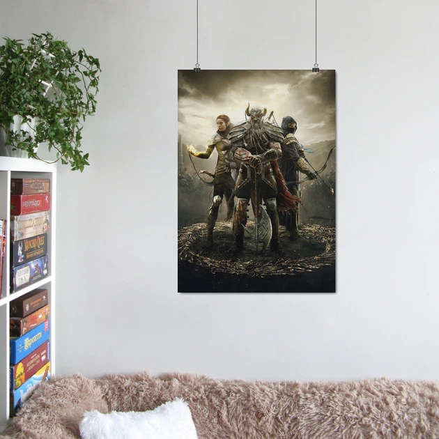 Постер Древние свитки, The Elder Scrolls Online, декор комнаты геймера, A3 42×30 см (id4473) - изображение 6