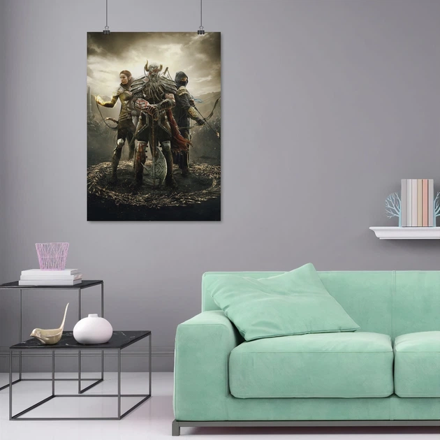 Постер Древние свитки, The Elder Scrolls Online, декор комнаты геймера, A3 42×30 см (id4473) - изображение 7