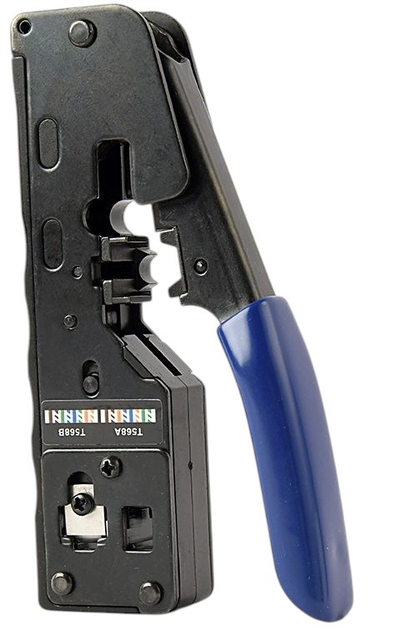 Zaciskarki kablowe Cablexpert CAT5, CAT6, CAT7 do złączy RJ45, RJ12, RJ11 (T-WC-06) - obraz 4
