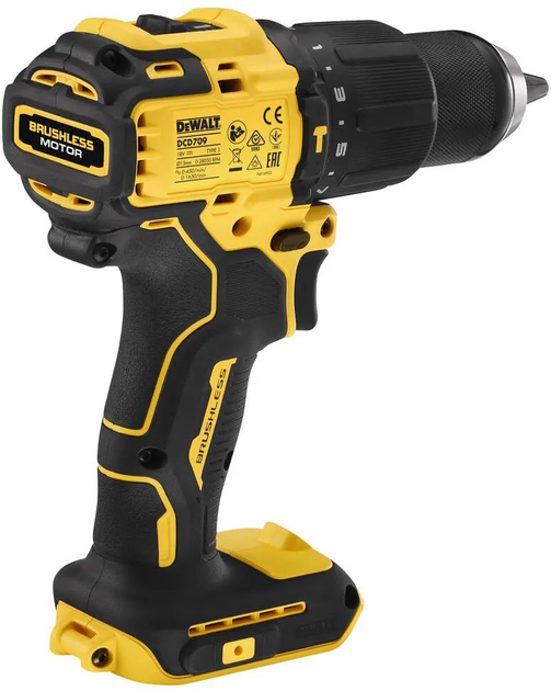 Акумуляторний дриль-шурупокрут DeWalt DCD709N (5035048737552) - зображення 3