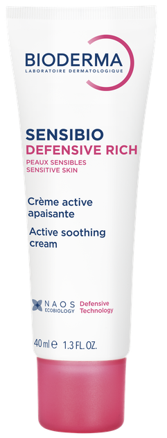 Насичений крем Bioderma Sensibio Defensive creme riche 40 мл - Фото 2 Насичений крем Bioderma Sensibio Defensive creme riche 40 мл - зображення 2