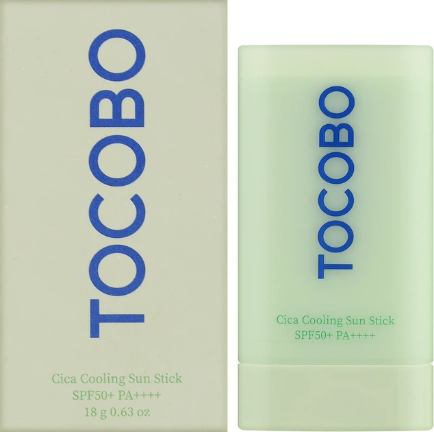 Sztyft przeciwsłoneczny do twarzy Tocobo Cica Cooling Sun SPF50+ PA++++ 18 g (8809835060454) - obraz 2
