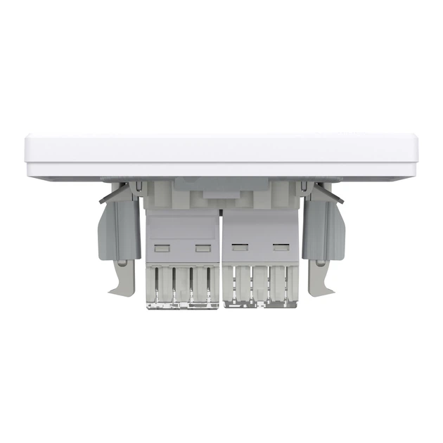Комп'ютерна/телефонна розетка Schneider Electric Asfora RJ45/RJ12 кат. 5Е UTP біла EPH4900121 - зображення 4