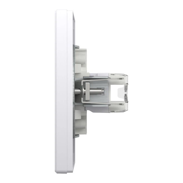 Комп'ютерна/телефонна розетка Schneider Electric Asfora RJ45/RJ12 кат. 5Е UTP біла EPH4900121 - зображення 6