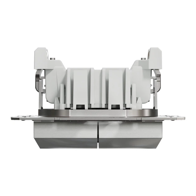 Выключатель двухклавишный Schneider Electric Asfora алюминий EPH0300161 - изображение 5
