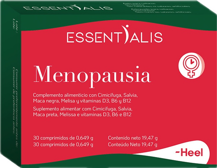 Харчова добавка Heel Essentialis Menopause 30 таблеток (8429949195905) - зображення 2
