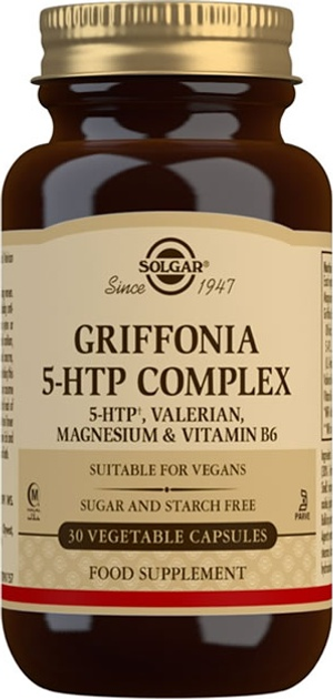 Suplement diety Solgar Griffonia 5HTP 30 kapsułek (33984015210) - obraz 1